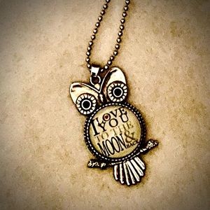 Necklace vintage owl